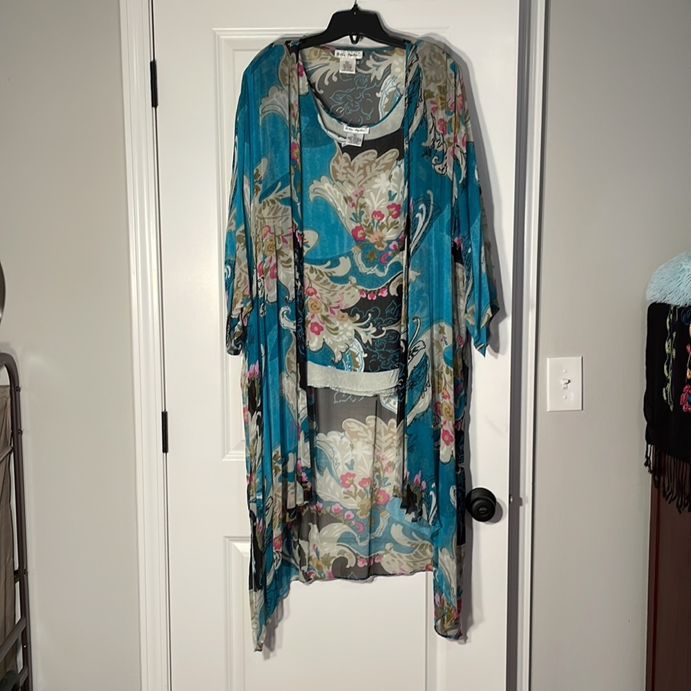 Ulla Popken Tank and Duster Set